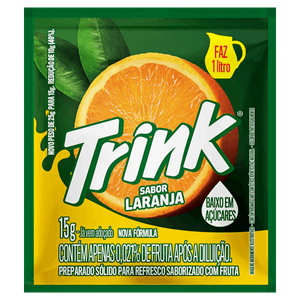 Refresco em Pó Laranja Trink Pacote 15g