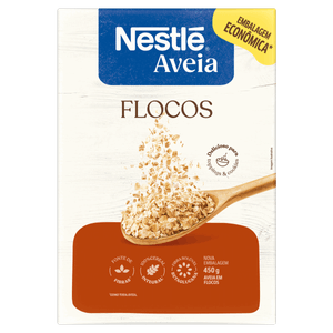 Aveia em Flocos Nestlé Caixa 450g Embalagem Econômica