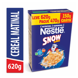 Cereal Matinal Snow Flakes Caixa Leve 620g Pague 470g