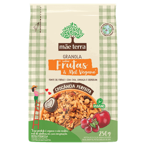 Granola Frutas e Mel Mãe Terra Pacote 250g