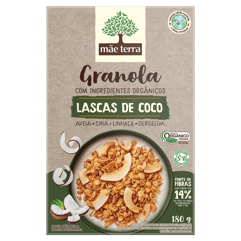 Granola-Organica-Lascas-de-Coco-Mae-Terra-Caixa-180g