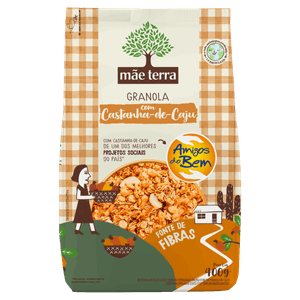 Granola com Castanha-de-Caju Mãe Terra Pacote 400g