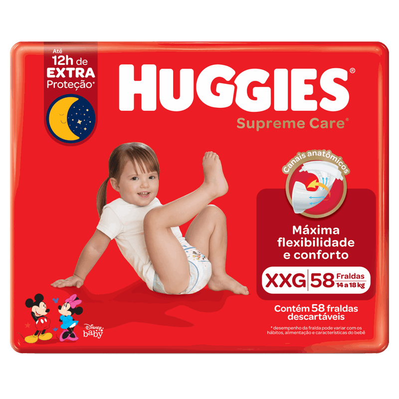 Fralda-Descartavel-Infantil-Huggies-Supreme-Care-XXG-Pacote-58-Unidades-