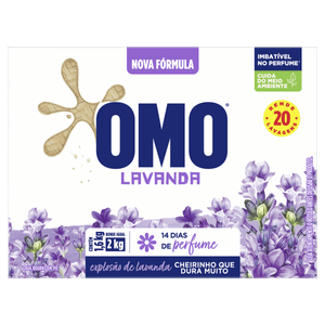 Lava-Roupas Pó Lavanda Omo Caixa 1,6kg