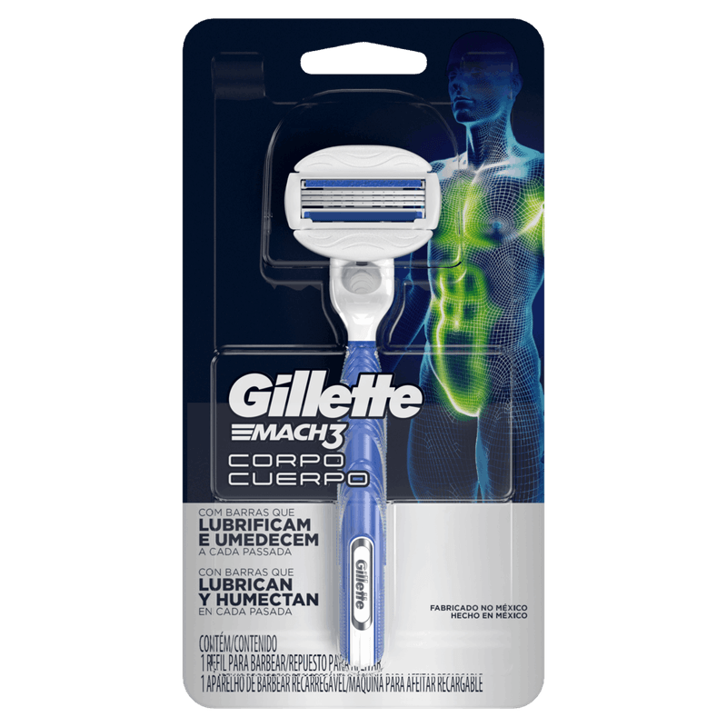 Aparelho-Recarregavel-e-Carga-Corpo-Gillette-Mach3