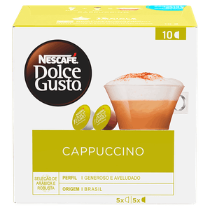 Cappuccino em Cápsula Nescafé Dolce Gusto Caixa 117g 10 Un