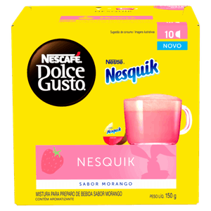 Mistura para Bebida Cápsula Nesquik Nescafé Dolce Gusto Caixa 150g 10 Un