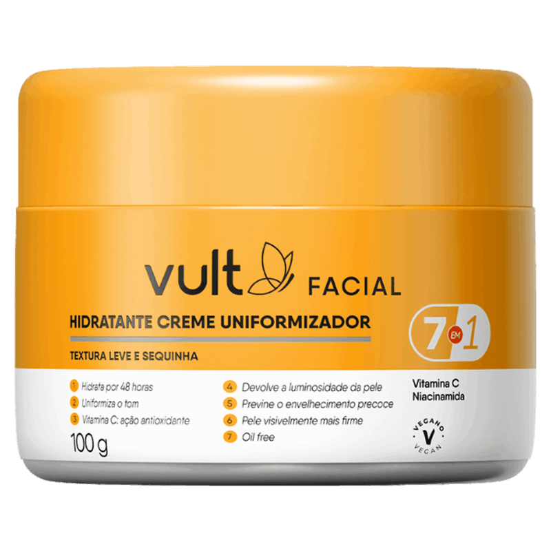 Hidratante-Uniformizador-Vult-Facial-Pote-100g