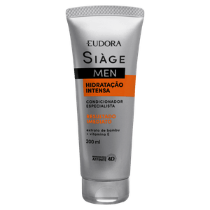 Condicionador Eudora Siàge Men Hidratação Intensa Bisnaga 200ml