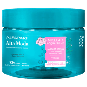 Máscara Condicionante Alfaparf Alta Moda Micelar Acqua Shine Pote 300g