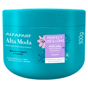 Máscara Condicionante Alfaparf Alta Moda Liss & Long Pote 300g