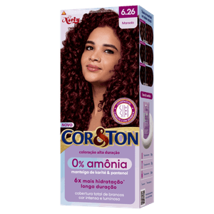 Kit Coloração Creme 6.26 Marsala Niely Cor&Ton