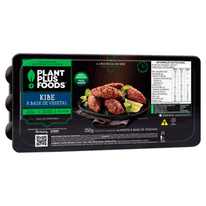 Kibe Vegetal Plantplus Foods Bandeja 250g 5 Unidades