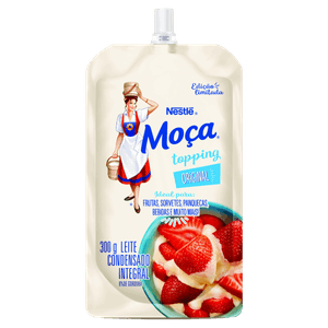 Leite Condensado Integral Original Moça Topping Squeeze 300g