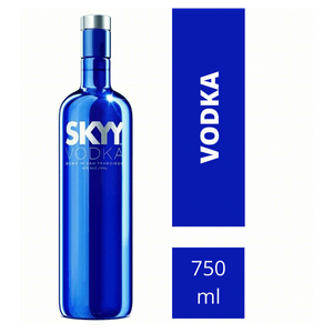 Vodka Destilada Skyy Garrafa 750ml