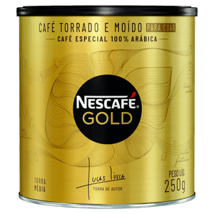 Café Torrado e Moído Nescafé Gold Lata 250g