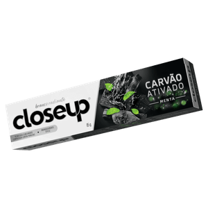 Creme Dental Carvão Ativado Menta Closeup Caixa 85g