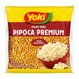 Milho para Pipoca Tipo 1 Yoki Premium Pacote 400g