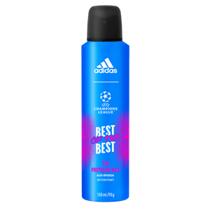 Antitranspirante Aerossol Proteção Seca Best of the Best UEFA Champions League Adidas 150ml Spray