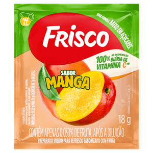 Refresco em Pó Manga Frisco Pacote 18g