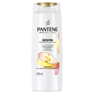 Shampoo Pantene Queratina Preenche & Blinda Frasco 175ml