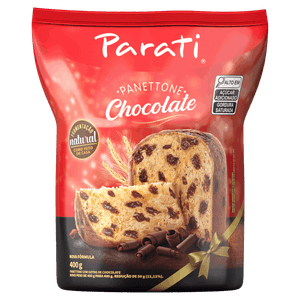 Panettone com Gotas de Chocolate Parati Pacote 400g