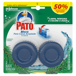 Detergente-Sanitario-Bloco-para-Caixa-Acoplada-Pinho-Pato-2-Unidades-40g-Cada-Gratis-50--de-Desconto-no-2°-Bloco