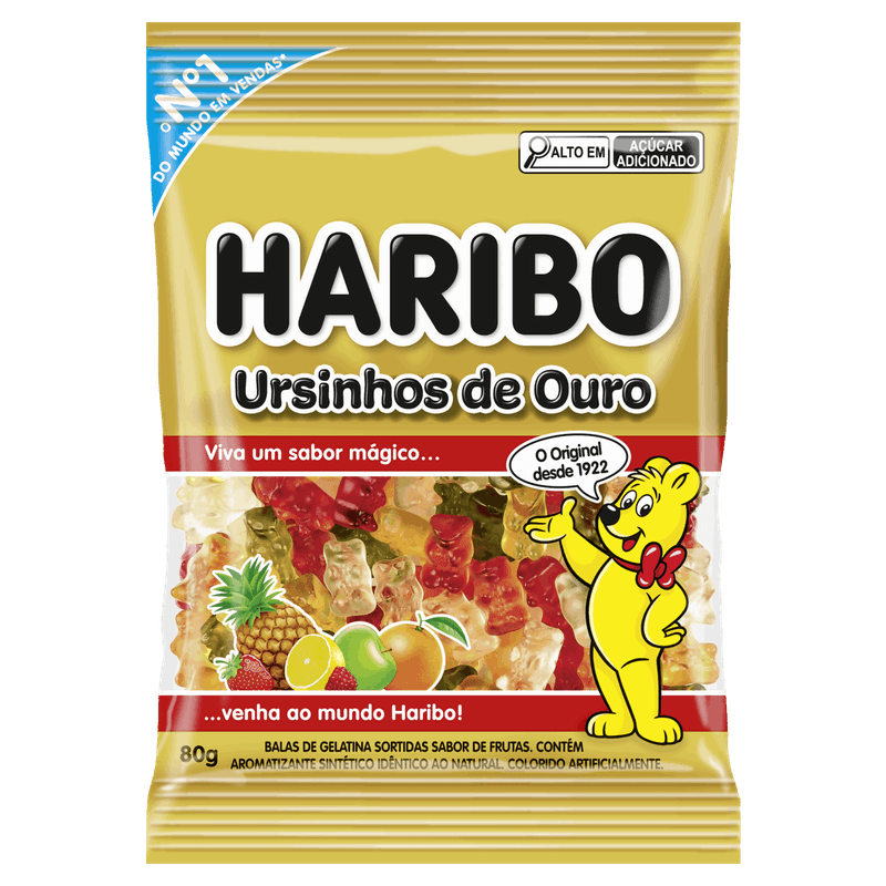 Bala-de-Gelatina-Frutas-Ursinhos-de-Ouro-Haribo-Pacote-80g