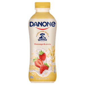 Iogurte Morango & Aveia Danone Garrafa 800g