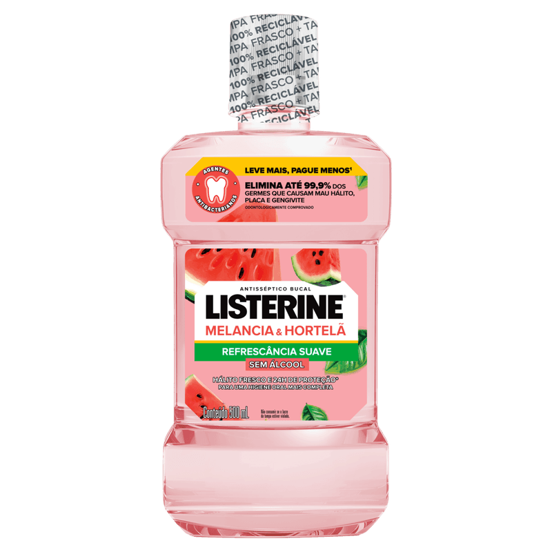 Enxaguante-Bucal-Antisseptico-Zero-Alcool-Melancia---Hortela-Listerine-Frasco-500ml