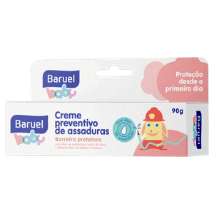 Creme Preventivo de Assaduras Bebê Baruel Baby Caixa 90g