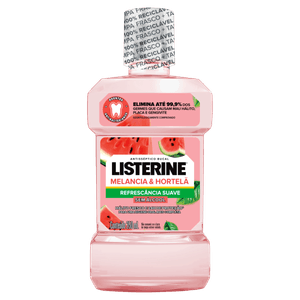 Enxaguante Bucal Antisséptico Zero Álcool Melancia & Hortelã Listerine Frasco 250ml