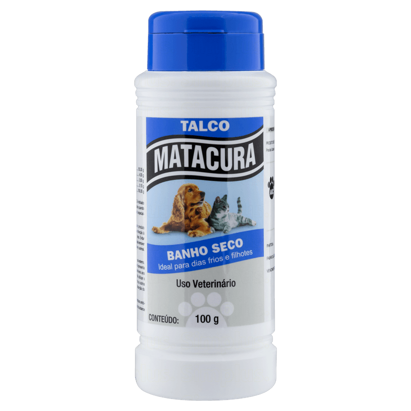 Talco-Uso-Veterinario-Banho-a-Seco-Matacura-Frasco-100g