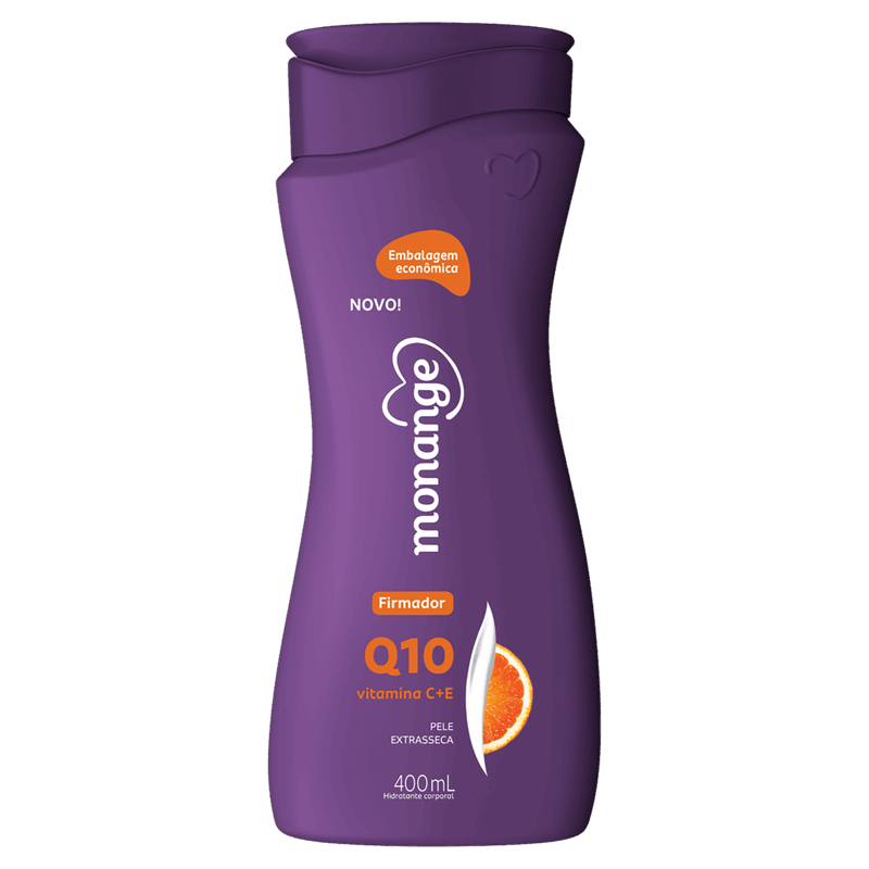 Hidratante Corporal Firmador Pele Extrasseca Monange Q10 Frasco 400ml Embalagem Econômica