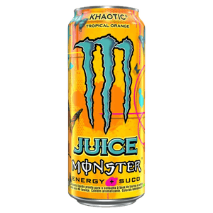 Energético Juice Tropical Orange Monster Khaotic Lata 473ml