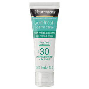 Protetor Solar Facial FPS 30 Neutrogena Sun Fresh Derm Care Bisnaga