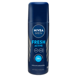 Desodorante Antibacteriano Fresh Active Nivea Men 90ml Spray