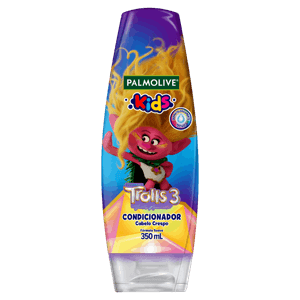 Condicionador Trolls 3 Palmolive Kids Frasco 350ml