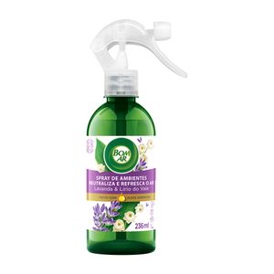 Neutralizador de Odores Spray Lavanda & Lírio do Vale Bom Ar Frasco 236ml