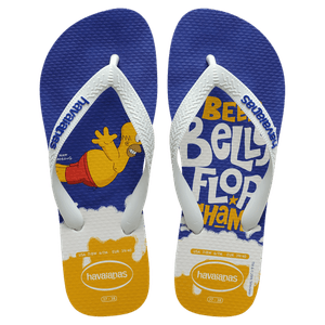 Chinelo Branco/Branco/Azul Estrela/Azul Estrela Simpsons Havaianas Printed Top n° 37/38