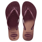 Chinelo-Terra-Roxa-Slim-Gloss-Havaianas-n°-39-40