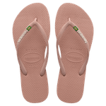 Chinelo-Rosa-Crocus-Slim-Brasil-Havaianas-Womens-n°-37-38