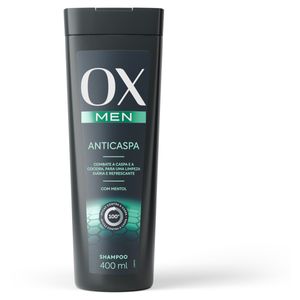 Shampoo Anticaspa OX Cosméticos Men Frasco 400ml