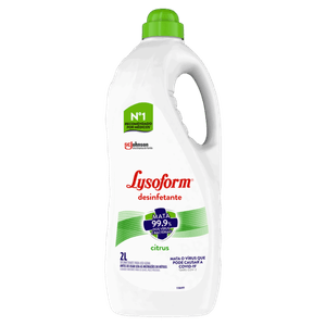 Desinfetante Uso Geral Citrus Lysoform Frasco 2l