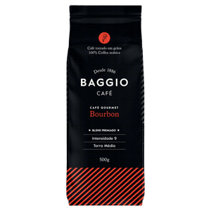 Café Torrado em Grãos Bourbon Baggio Pacote 500g