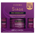 Kit-Mascara-de-Tratamento-250g---Potencializador-Reconstrucao-10ml---Nutricao-10ml-Eudora-Siage-Pro-Cronology