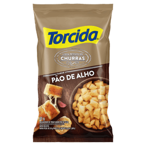 Salgadinho de Trigo Pão de Alho Torcida Churras Pacote 35g