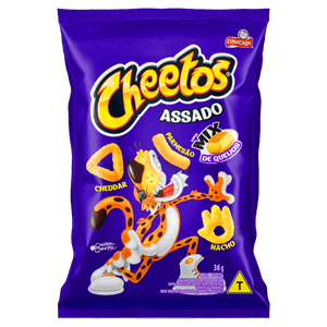 Salgadinho de Milho Mix de Queijos Elma Chips Cheetos Pacote 36g