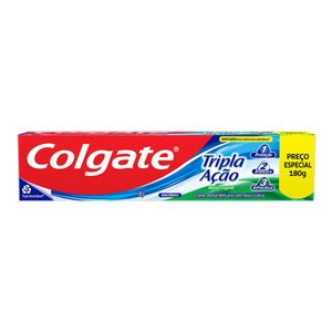 Creme Dental Menta Original Colgate Tripla Ação Caixa 180g Preço Especial