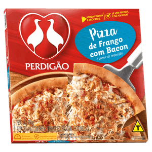 Pizza Frango com Bacon e Creme de Requeijão Perdigão Caixa 460g